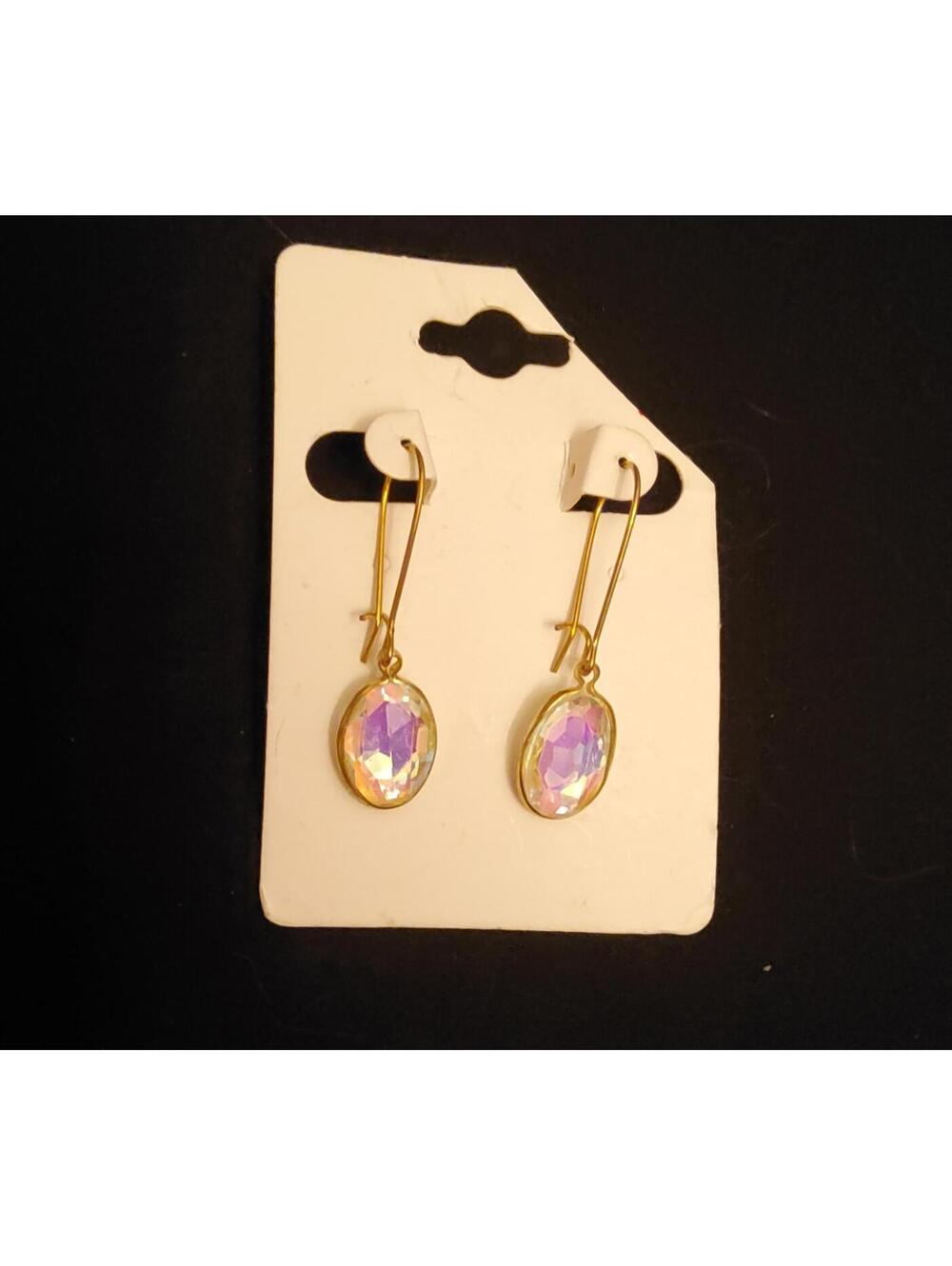 XL Butterfly Dress & Crystal Earrings - Picture 4 of 4